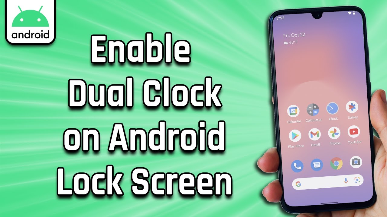 how-to-enable-dual-clock-on-android-lockscreen-easy-youtube