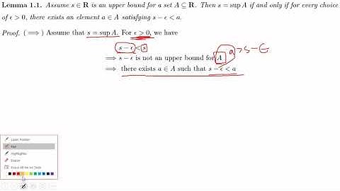 Real Analysis: Lecture 8 - Infimum, Supremum, Axiom of completeness (Part 2) - Theorems and Problems
