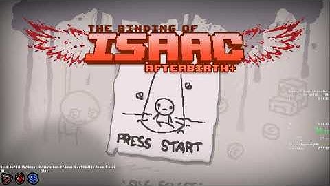 The Binding of Isaac Afterbirth+ (v. 1.06.J39) Speedruns: 1 char seeded 22.183 - PB [BR script]