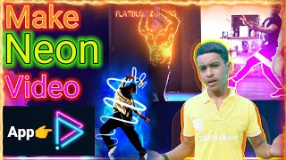Neon dance video बनाने वाला app. #neondance #neon screenshot 4