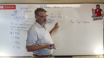 FE Review: Mechanics of Materials - Problem 14