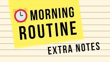 Morning Routine | Tips & Tricks