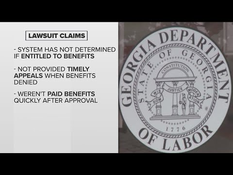 Lawsuit filed against Georgia Dept. of Labor for delayed unemployment payments