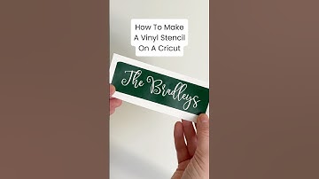 ✂️ Learn how to create the perfect stencil with Cricut and take your designs to the next level! 💥