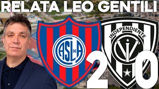 SAN LORENZO 2 INDEPENDIENTE DEL VALLE 0 - Relato de Leo Gentili