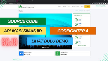 Source Code SIMASJID (Sistem Informasi Masjid) Dengan CodeIgniter 4