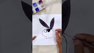 How to draw the Playboy logo #Shorts
