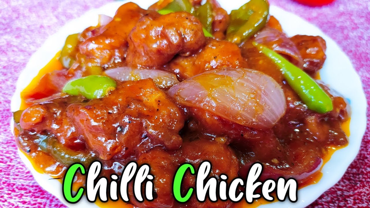 chili chicken recipes in bengali রেস্টুরেন্ট স্টাইল চিলি চিকেন