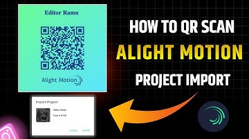 Alight motion me Qr Kaise add kre  | How to Add QR Code in Alight Motion | import qr alight motion 