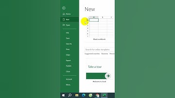 Cách tạo file mới trong Excel