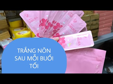 BỊCH 15 GÓI MẶT NẠ NGỦ HOA ANH ĐÀO SAKURA LAIKOU 27k fb Trần thị a lít 0355838057