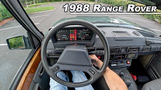 Driving the 1988 Land Rover Range Rover 40th Anniversary Edition - (POV Binaural Audio)