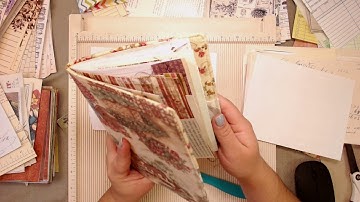 Sewing Signatures into 22 Soft Fabric Cover Mini Junk Journals