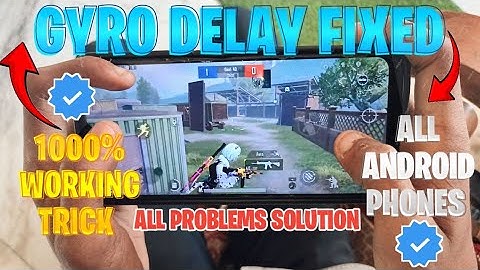 🤯FINALLY BGMI 100% WORKING GYRO DELAY FIXING TRICK | REALME GYROSCOPE DELAY FIX 😍 AND ALL DEVICES