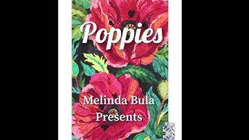 How to- Fusible applique made easy "Poppies"  pattern by Melinda Bula