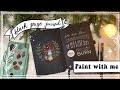 Paint with me | Archer & Olive Blackout Journal review