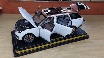 UNBOXING THE LCD RANGE ROVER AUTOBIOGRAPHY SV 1/18 DIECAST MODEL