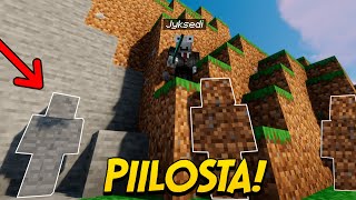 PIILOSTA MINECRAFTISSÄ 50 PELAAJAN KANSSA!