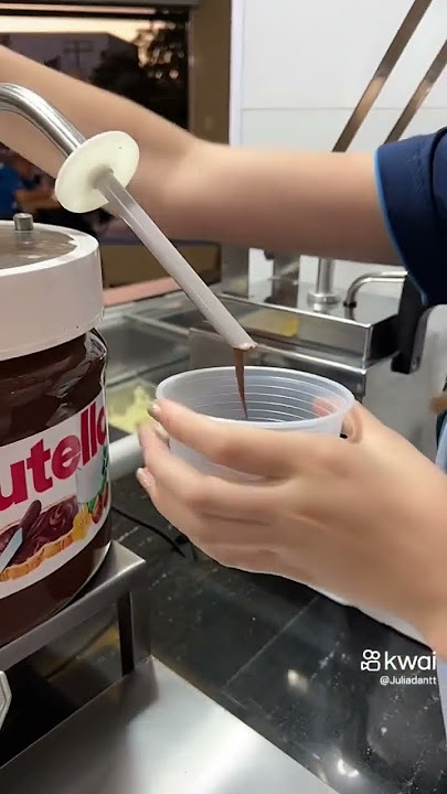 Nutella gigante 2 | Juliadantt #shorts #fy