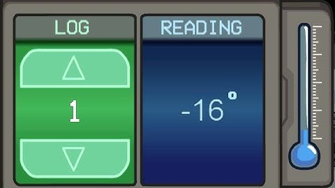 how to record temperature task in among us | among us gameplay