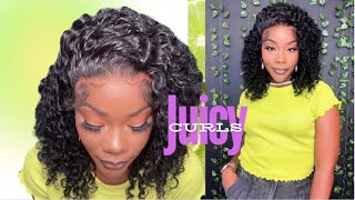 FLUFFY DEEP WAVE FRONTAL WIG INSTALL (NO PART FLIP OVER METHOD) | PRE PLUCKED | ALIPEARL HAIR by BeautyWithTy 948 views 2 weeks ago 8 minutes, 6 seconds