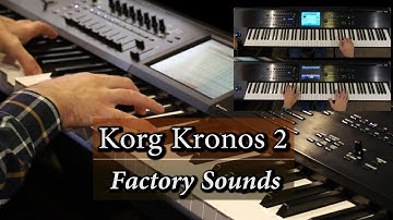 Korg Kronos 2 - A Pad, Piano & Dist. Guitar Demo