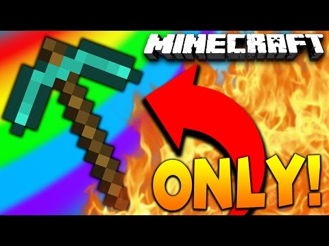 PICKAXE ONLY CHALLENGE! | Minecraft RANKED SKYWARS #3