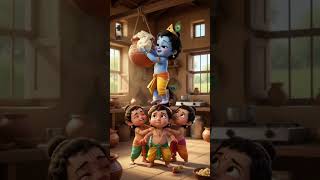 Krishna Checks the Door… Then STEALS ALL THE BUTTER! 😂🧈 3D cartoon #shorts Krishna Checks the Door… Then STEALS ALL THE BUTTER! 😂🧈 3D cartoon #shorts