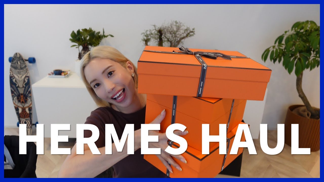 Hermès Purchases] Unboxing the bag and jewelry I bought at a