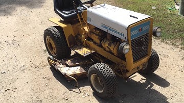 cub cadet 122 refurbish part 1- just picked it up