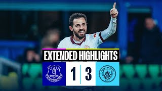 EXTENDED HIGHLIGHTS | Everton 13 Man City | Superb secondhalf fightback!