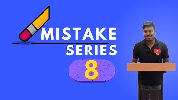 Mistake Series (Video-8)|| Most Common Mistakes on Quantitative Aptitude