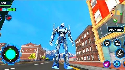 Flying Limo Robot Car Transformer Games || Level 7 - Car Game Android Gameplay