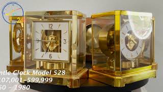 Exploring Clock 11: How to identify Lecoultre Atmos Clocks Model 519 522  526 528 540