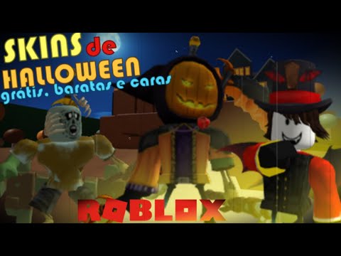 O MELHOR AVATAR GRÁTIS de HALLOWEEN 2020 e COMO FAZER SKINS de HALLOWEEN  BARATAS no ROBLOX 🎃😱 