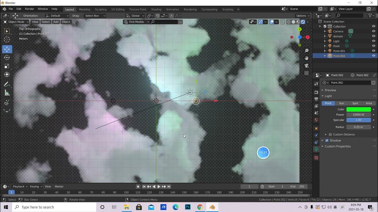 Blender 2 82 chinese tutorial how to make volumetric clouds animation