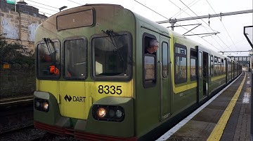 Irish Rail 8300 Class Dart Train Number 8335 - Seapoint Station, Dublin