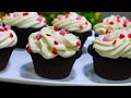 Мега ШОКОЛАДНЫЕ Капкейки с нежным сливочным кремом. Chocolate Cupcakes