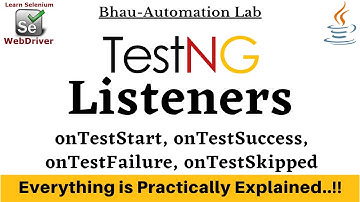 testng listeners | selenium | how to use listeners | what are  listeners | testng tutorial part -6