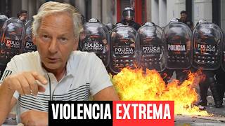 MILEI JUSTIFICÓ SUS MODOS VIOLENTOS POR LOS DISTURBIOS AFUERA DEL CONGRESO 💥🔥