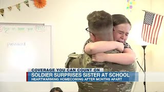 Soldier surprises sister with homecoming at Frenship (9 p.m.)
