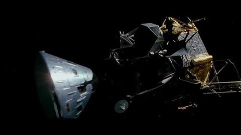 映画アポロ13 司令船と着陸船の切り離し