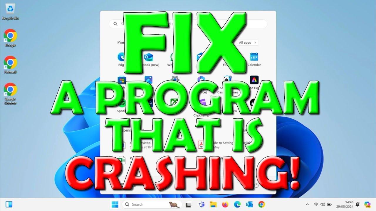 Fix A Program That Is Crashing! - YouTube