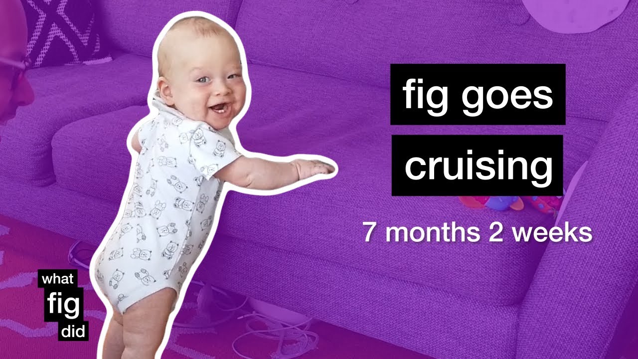 baby cruising at 7 months