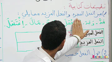 3 AEP تطبيقات كتابية الفعل المجرد و المزيد 3 AEP تطبيقات كتابية الفعل المجرد و المزيد