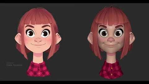 Character modeling reel 2017