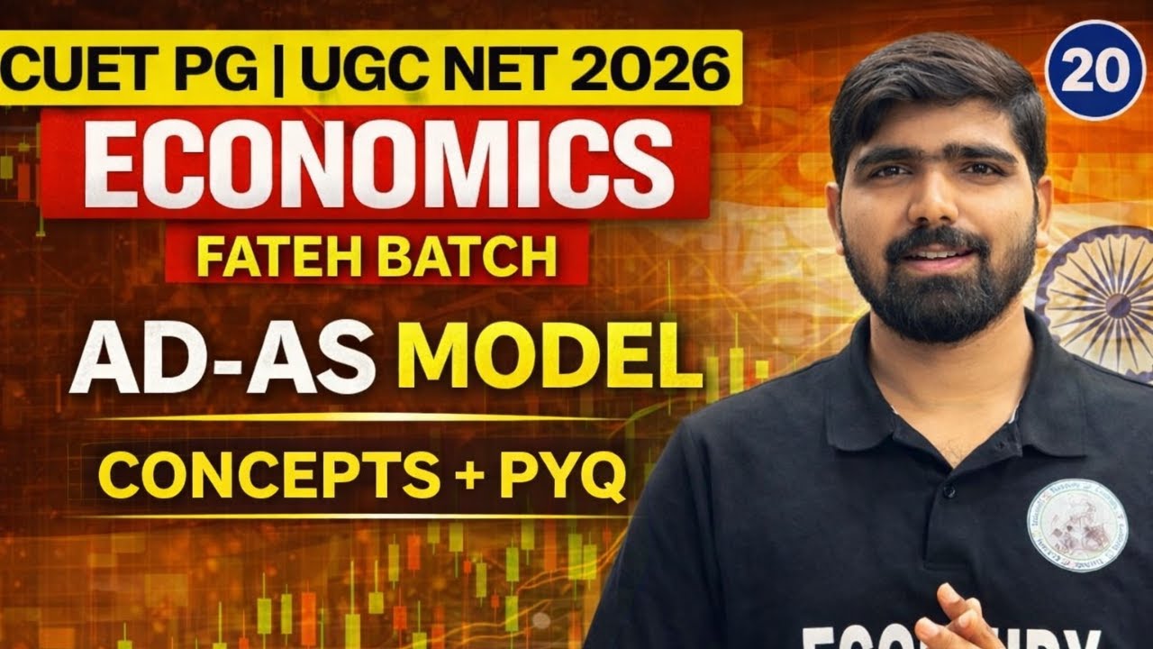 L- 20 AGGREGATE DEMAND & AGGREGATE SUPPLY | FATEH BATCH | CUET PG 2026 | 