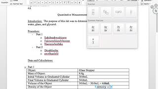 Density Lab Report Video