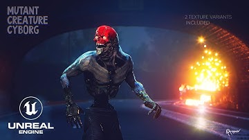 Mutant Creature Cyborg UE5 Character Cinematic