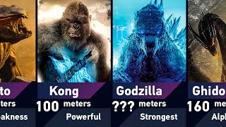 MonsterVerse: Size Comparison | Godzilla vs Kong